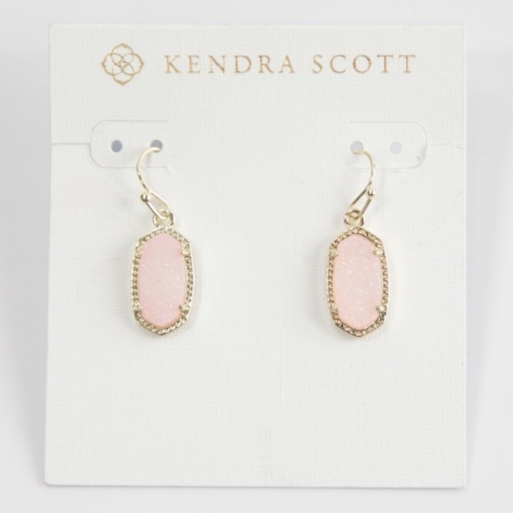 Kendra Scott Pink Druzy Earrings